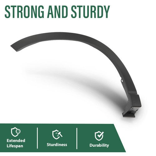 Solid Spare Fit For 2019-2021 Subaru Forester Front Left Fender Flare Wheel Arch Molding