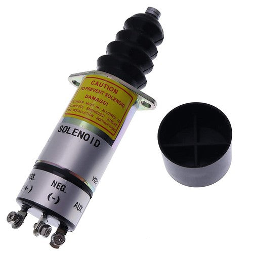Solid Spare New Shutoff Stop Solenoid Valve 1500-2011 1502-12D6U1B2S1A for Woodward 12V