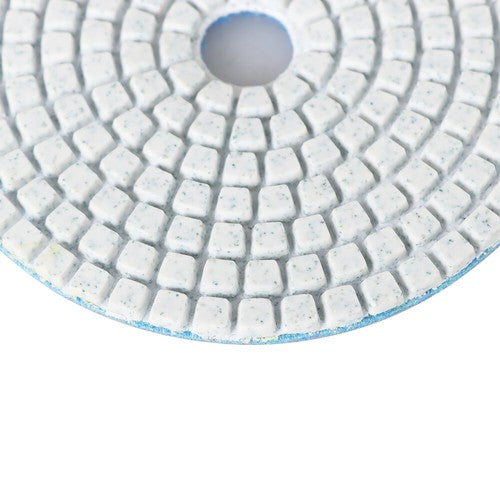 Solid Spare 4 Inch Set Wet Dry Diamond Polishing Pads For Granite Concrete Marble Stone 7PCS