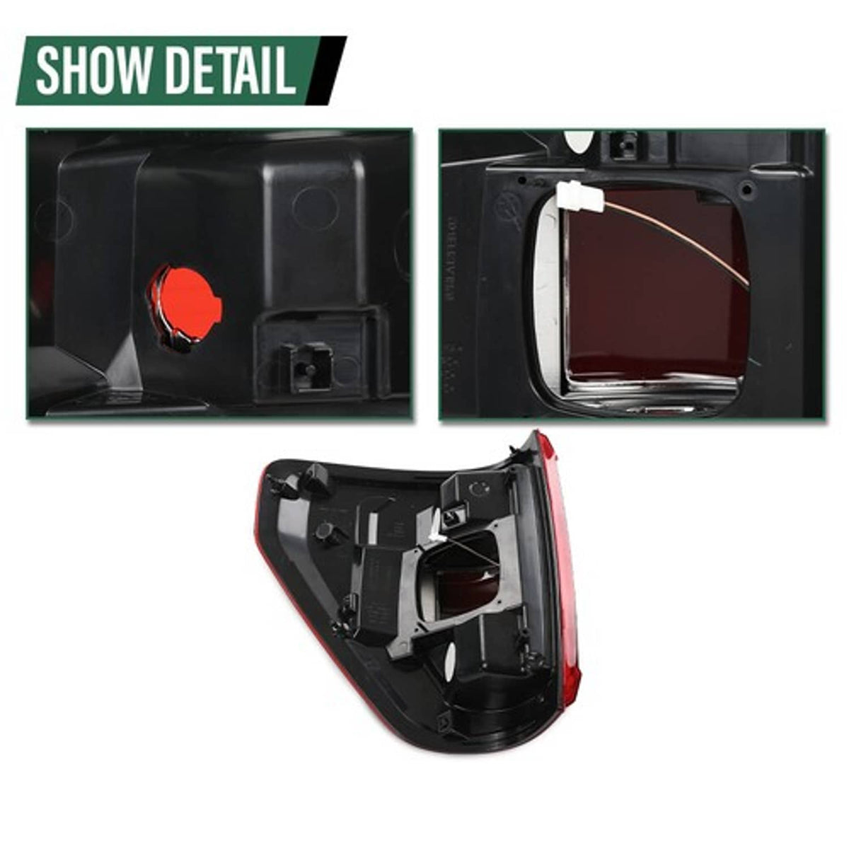 Solid Spare Fit For 2021-2023 Ford F-150 XLT w/ Blind Spot TaiL Light Brake Lamp Right Side