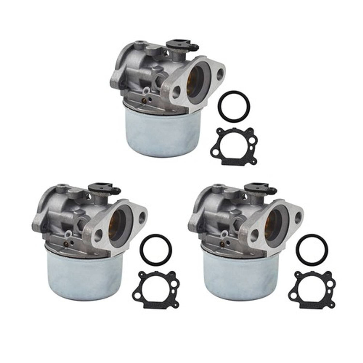 Solid Spare 3PCS Fits 799868 498170 498254 497314 497347 BRIGGS & STRATTON Carburetor Carb