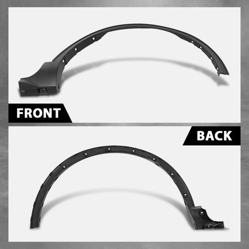 Solid Spare Front Right Side Fender Flare Wheel Arch Molding Fit For 2020-2024 Ford Escape