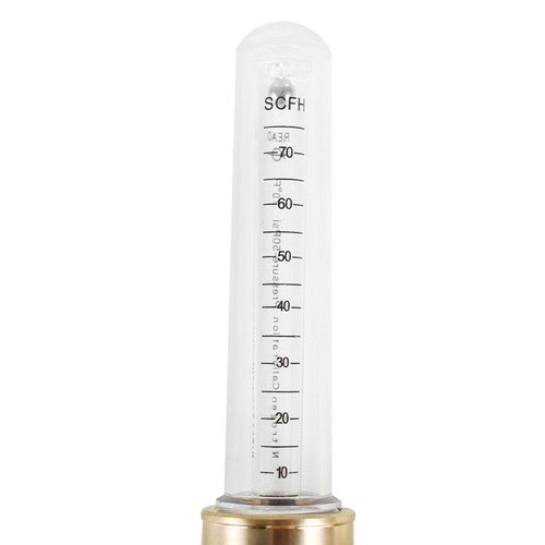 Solid Spare Nitrogen Flow Meter Max inlet Pressure 50 PSIG Brass Body Construction US New