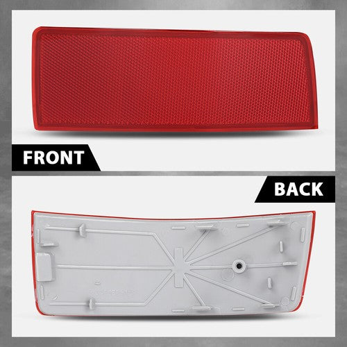 Solid Spare Rear Bumper Reflector Light Fit For 10-12 Mercedes Benz GLK250 GLK350 Left+Right
