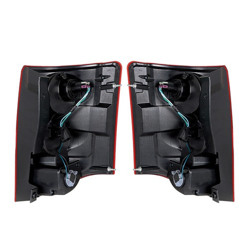 Solid Spare LH+RH Tail Lights+Bumper Step Pad Rear For 2011-2019 2020 Dodge Grand Caravan