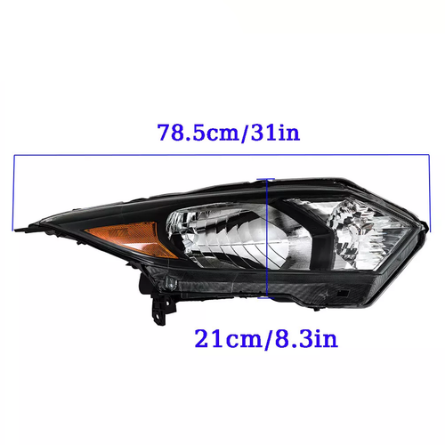 Headlights Assembly Headlamp Halogen Fit 2016 2017 2018 Honda HR-V HRV LH+RH