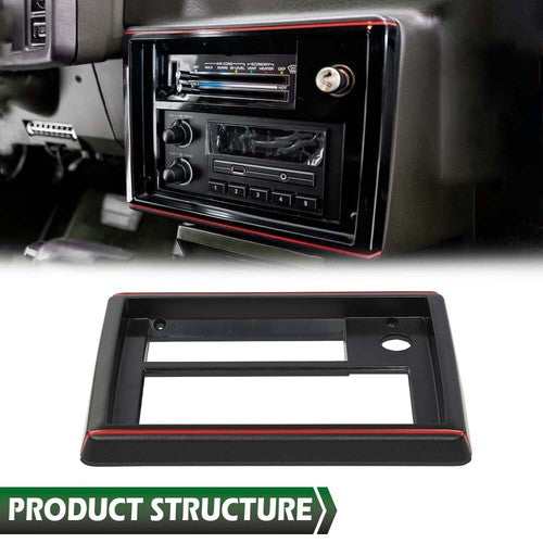 Solid Spare Fit For 81-88 Chevy Monte Carlo El Camino/GMC Caballero Radio Face Plate