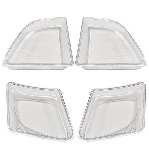 Front Headlight Clear Lens Housing + Seal Glue For Lexus LX470 1998-2007