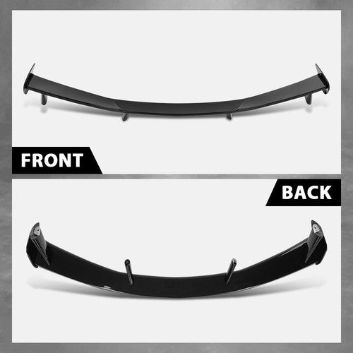 Solid Spare Rear Trunk Spoiler Lid High Wing Kit Fit For 2020-2024 Corvette C8 Matte Black