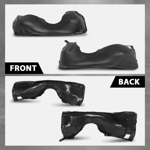 Solid Spare Fit For 2002-2008 BMW 745i 750i 760i Front Fender Liner Inner Splash Shield