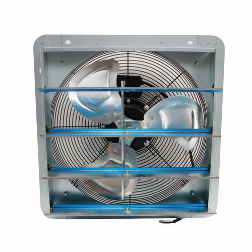 Solid Spare Shutter Exhaust Fan 16 Inch Wall Mounted Automatic Aluminum Attic Fan