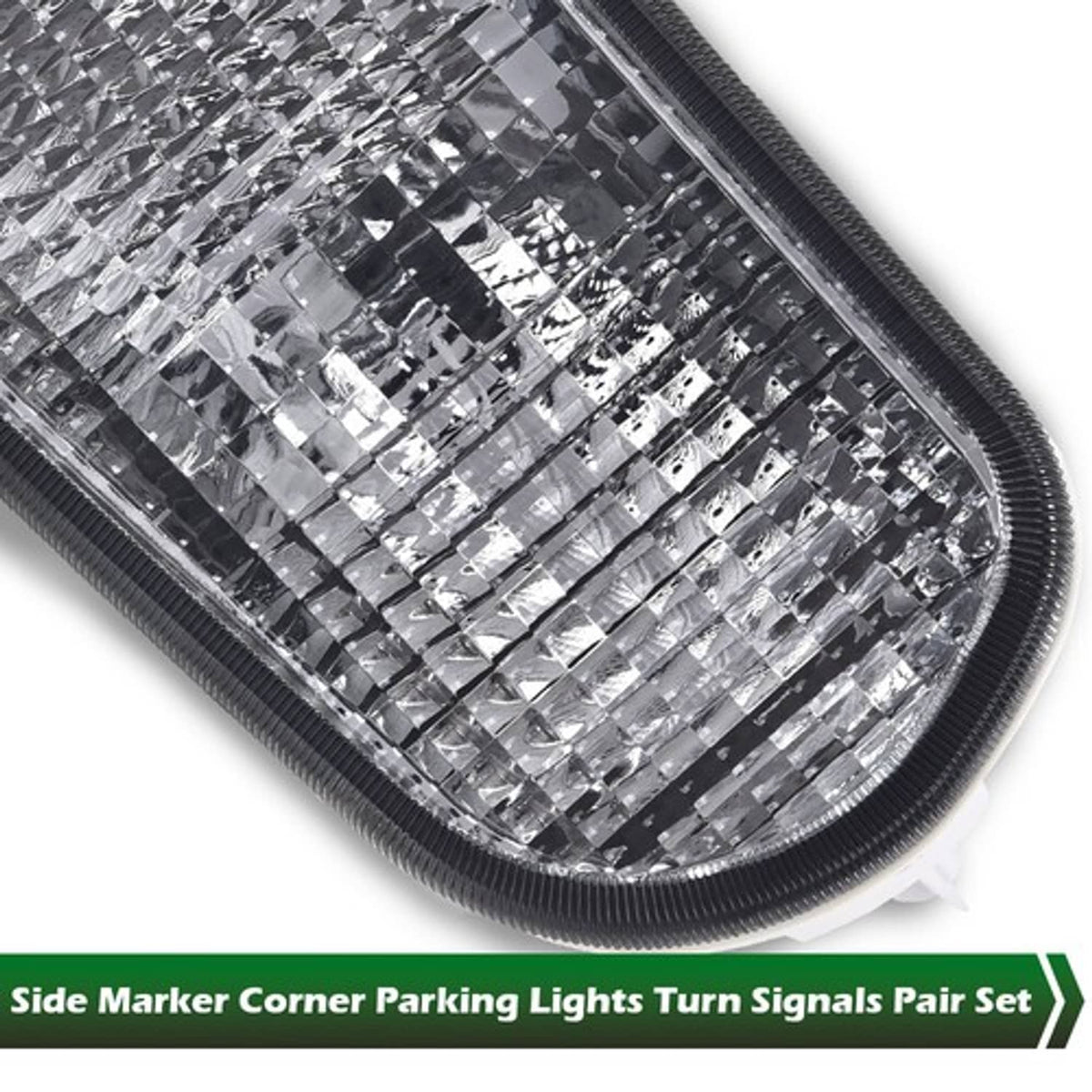 Solid Spare Fit For 98-02 Pontiac Firebird Trans Am Front Corner Turn Signal Lights Housings