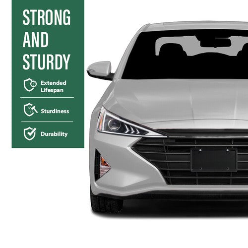 Solid Spare Front Bumper Air Curtain Grille Fit For 2019-2020 Hyundai Elantra Left+Right