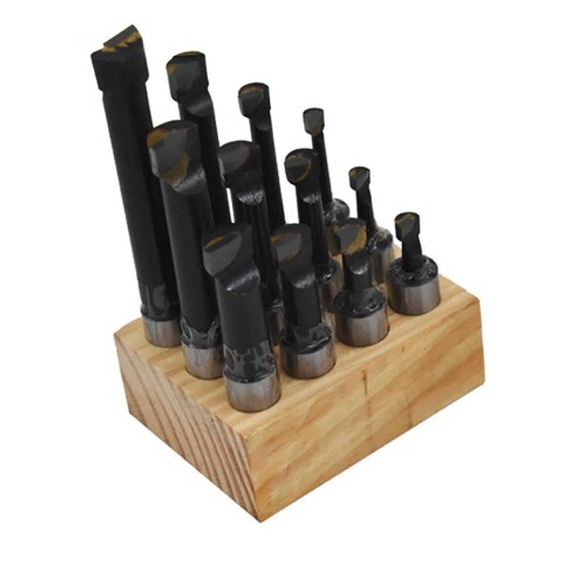 Solid Spare 5/8" BORING BAR SET PRO QUALITY 12 PCS CARBIDE TIPPED BARS 5/8" SHANK LATHE TOOL