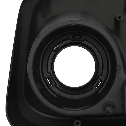Fog Light Covers Bezels W/Chrome Trim Pair Black For 2017-2019 Kia Sportage EX