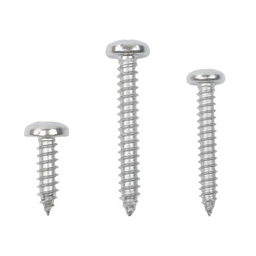 Solid Spare 550Pcs 304 stainless steel wood screws kits #4 #6 #8 #10 #12 countersunk Silver