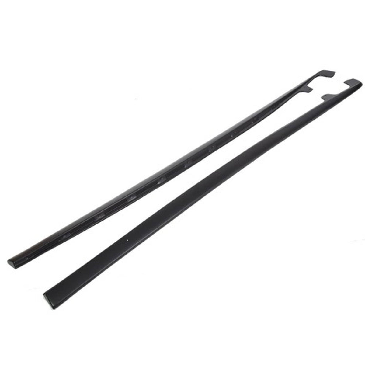 Solid Spare ZR1 Style ABS Side Skirts Rocker Panels Mud Flaps For Corvette C6 Z06 Wide 05-13