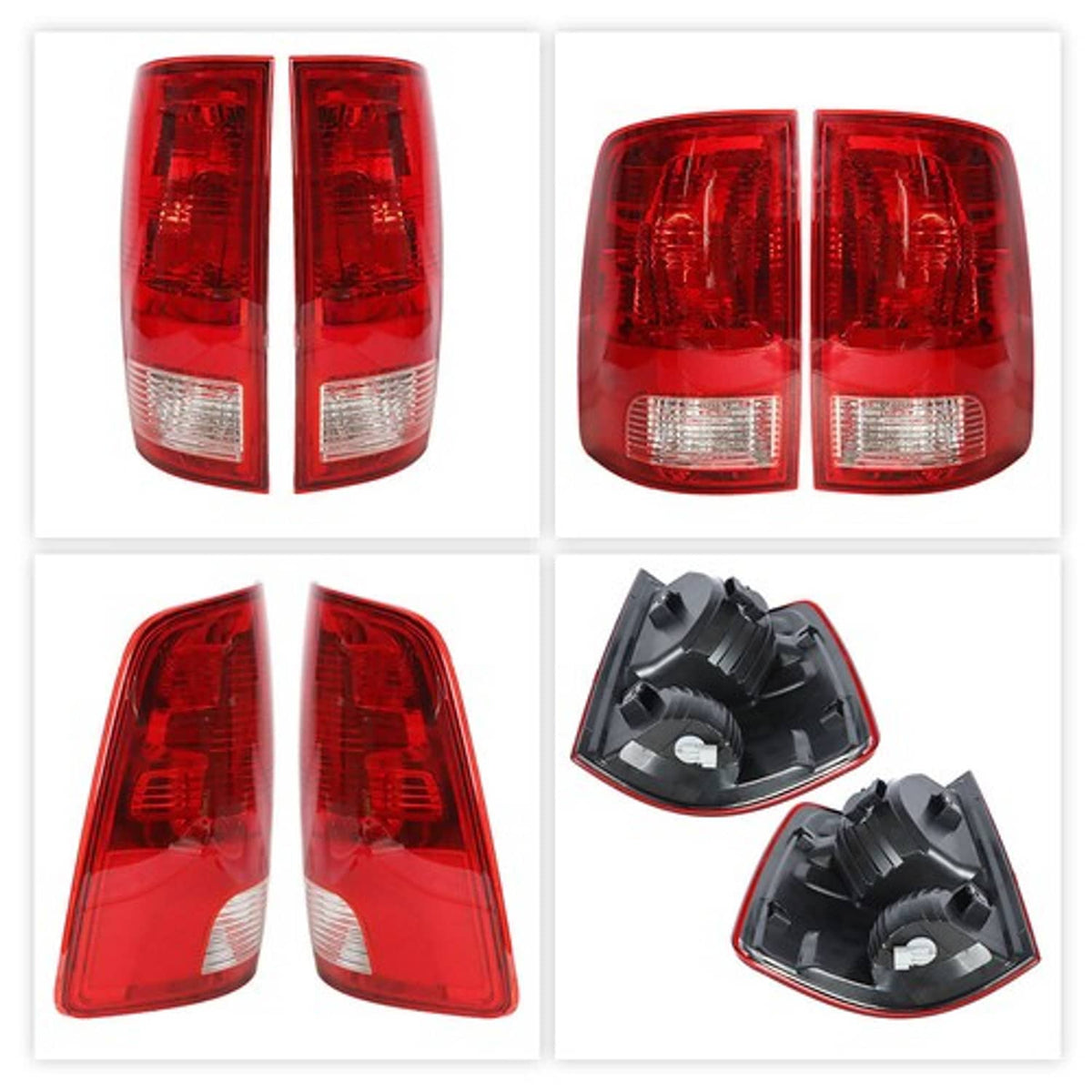 Solid Spare For 09-20 Dodge Ram 1500 2500 Driver & Passenger Side Brake Tail Light Replace