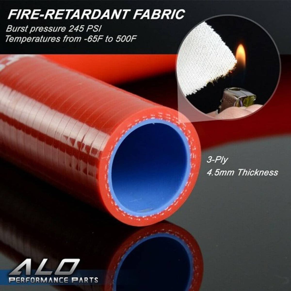 Solid Spare Fit For 90-93 Honda Accord CB7 F22A F20A Silicone Radiator Heater Hose Kit Red
