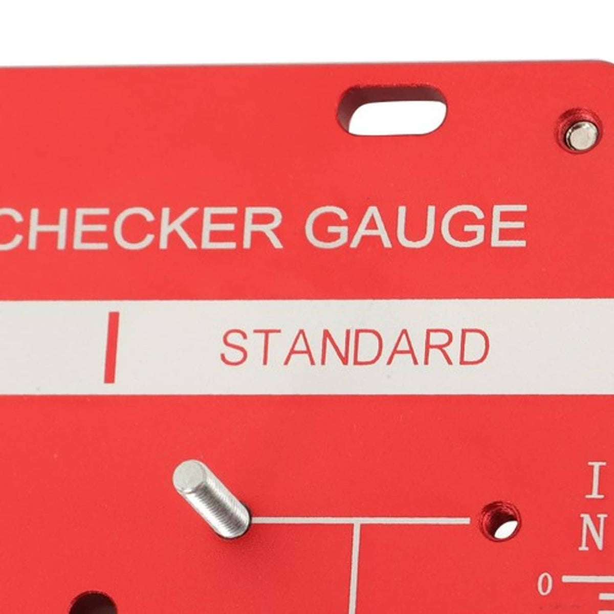 Solid Spare Nut And Bolt Thread Checker Inch And Metri 28 Thread Identifier Gauge Screw