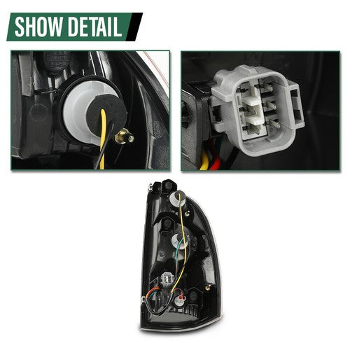 Solid Spare Tail Lights Brake Lamps Assembly Left+Right Fit For 2005-2015 Toyota Tacoma