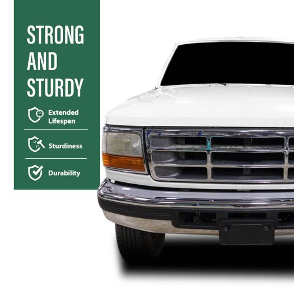 Solid Spare Hood Insulation Pad Heat Shield Fit For 1992-1997 Ford F-150 F-250 F-350 Front
