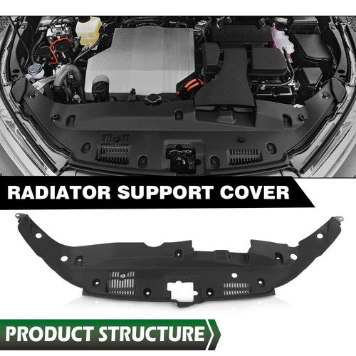 Solid Spare Radiator Support Cover Fit For 2014-2018 Toyota Highlander 2015 2016 2017