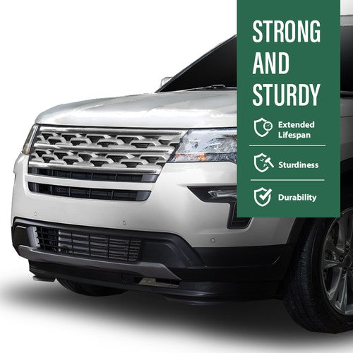 Solid Spare Front Bumper Lower Trim Molding Black Fit For 2018-2019 Ford Explorer JB5Z8419AB