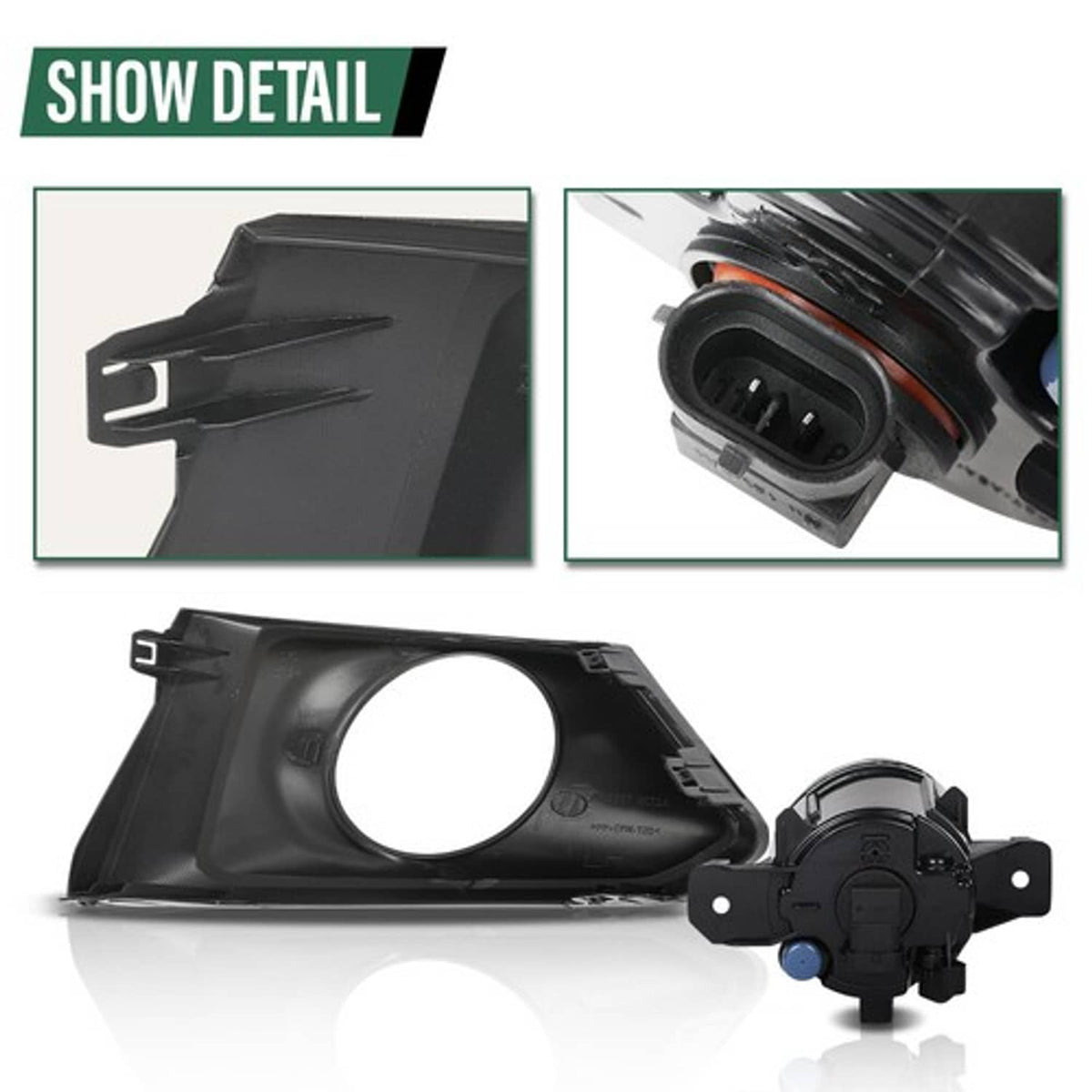 Solid Spare Fog Lights Driving Lamps w/ Wiring Fit For 2019-2022 Nissan Altima Left+Right
