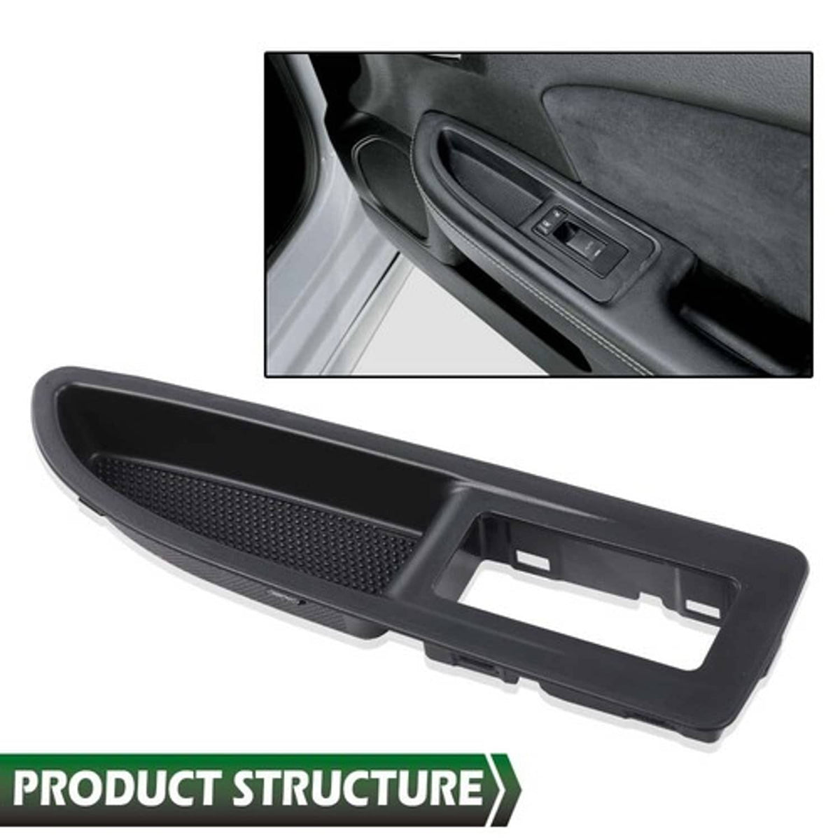 Solid Spare Fit For 11-14 Dodge Avenger Chrysler 200 Front Right Window Switch Bezel