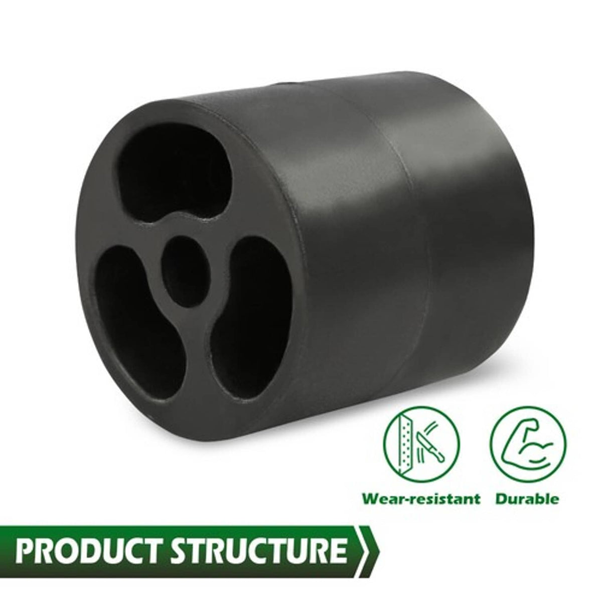 Solid Spare New Universal Black Body Lift Kit Block 3" Tall X 3" Wide Body Heightening Block