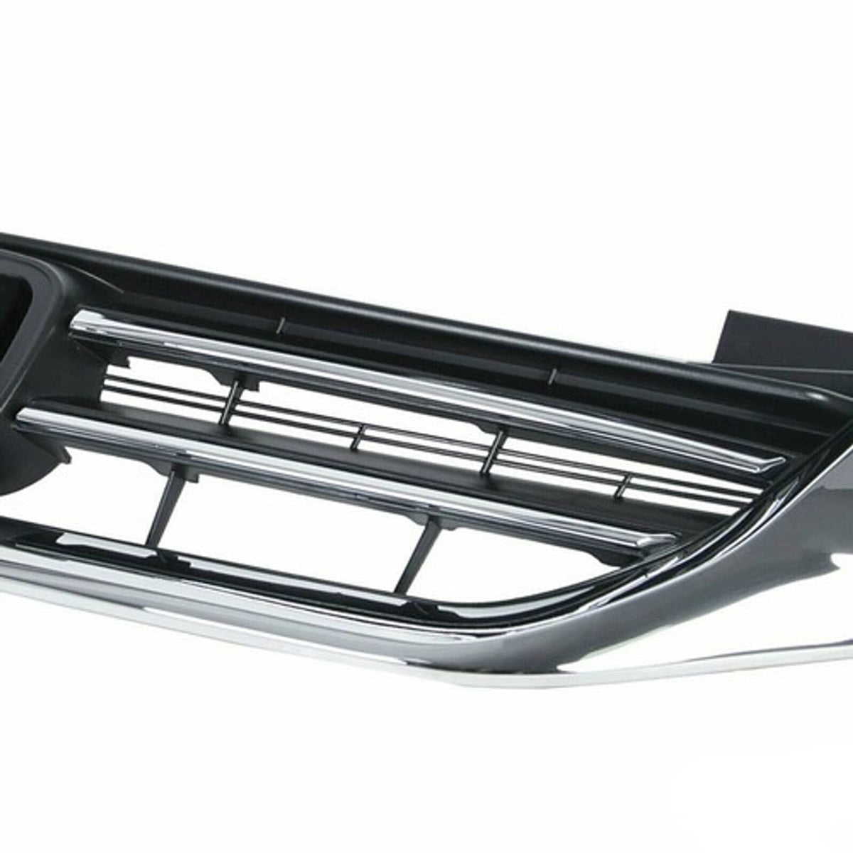 Solid Spare Front Bumper Hood Grille Black&Chrome Plastic Durable For Honda Accord 2013-2015