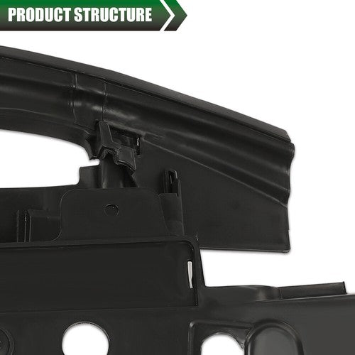 Solid Spare Fit For 11-14 Chevrolet Cruze #GM1224100 Black Radiator Support Bracket Cover