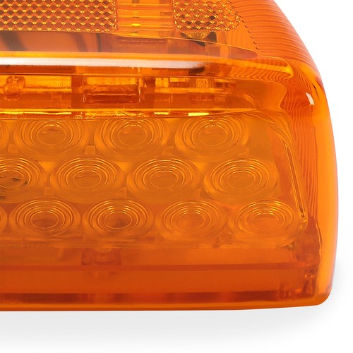 Solid Spare Pair 31 LED For Peterbilt 379 359 Turn Signal Light -Amber LED/Amber Lens RH LH