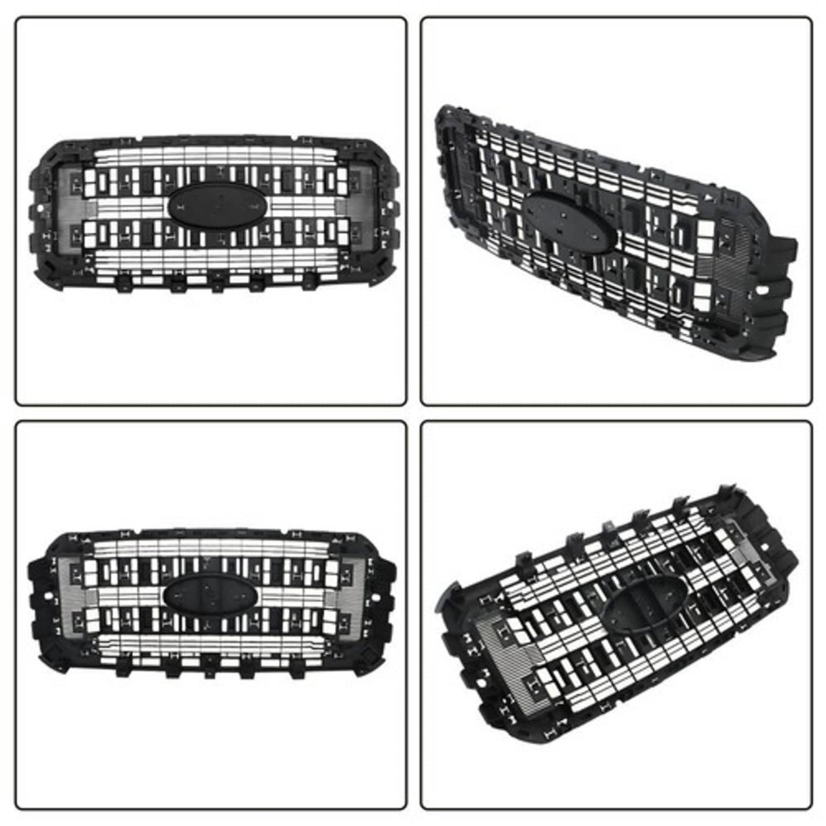 Solid Spare Fit For 11-16 Ford F-250 F-350 F-450 F-550 Super Duty Grille Bracket Grill Upper