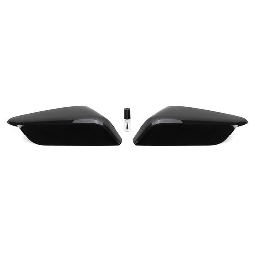Solid Spare For Chevrolet Malibu 2016-2024 Driver & Passenger Side Mirror Cover Cap w/Glue