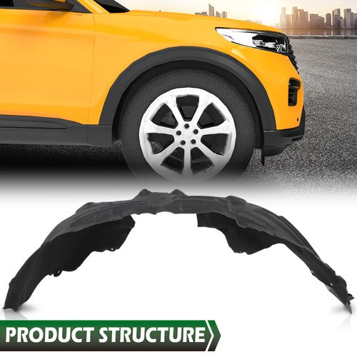 Solid Spare Inner Fender Liner Fit For 2020-2022 Ford Explorer Front Left & Right Side