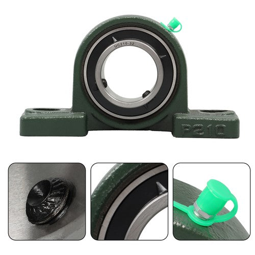 Solid Spare 2 Pack UCP210-32 Pillow Block Mounted Ball Bearing 2" Bore Self Aligning New