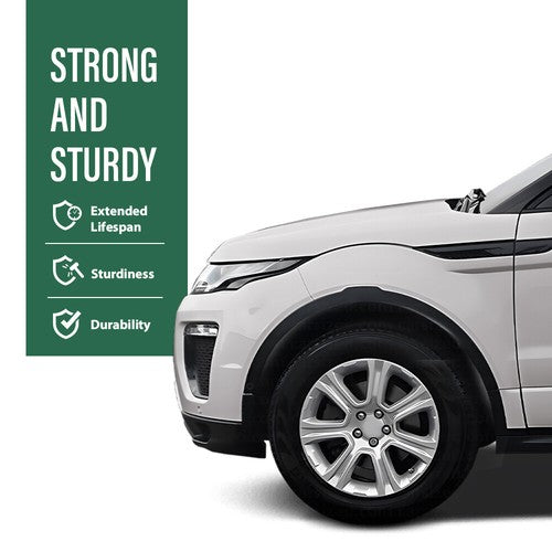 Solid Spare Fit For 2014-2018 Range Rover Evoque Front Left Side Fender Trim w/ Sensor Hole