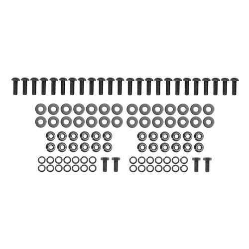 Solid Spare 4Pcs Running Boards Side Hood Steps For 2007-2018 Jeep Wrangler JK Steel 4Dr
