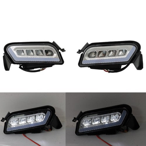 Solid Spare For Club Car Tempo Golf Cart LED Headlight and Tail Light Kit 2018+ New