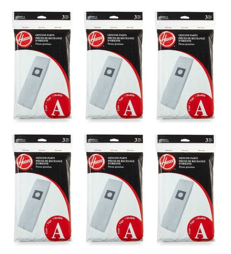 Solid Spare 18 Pack Type A Vacuum Cleaner Bags by Hoover 4010001A