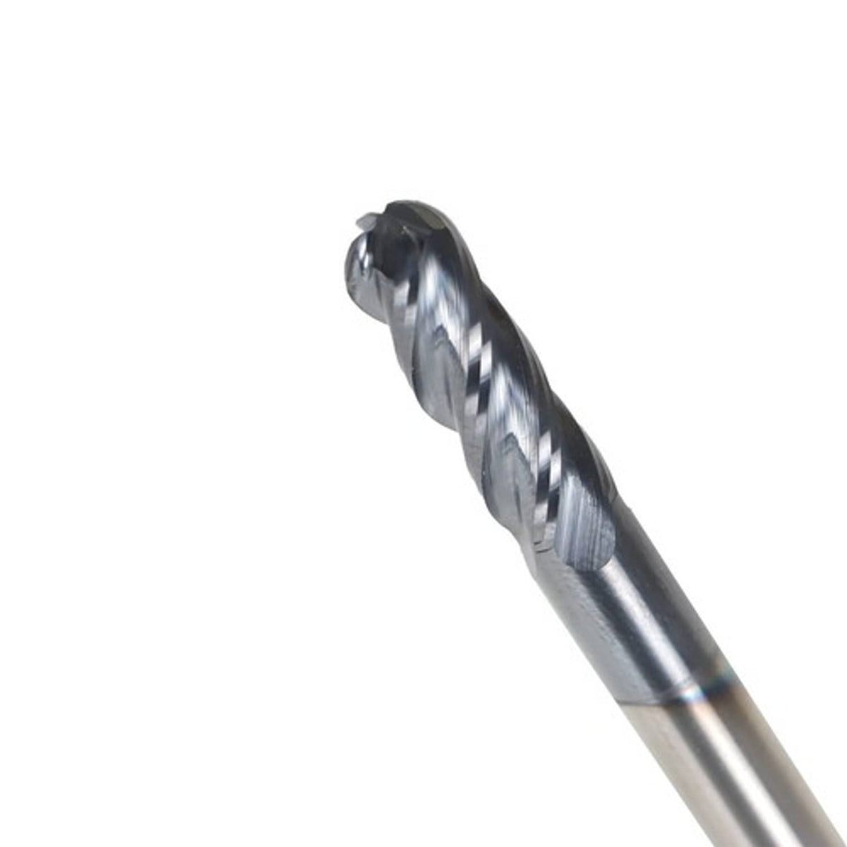 Solid Spare 5pcs 1/4" 4 Flute USA Ball Nose Carbide End Mill 3/4" Cut Length Tialn Coated