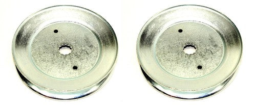 Solid Spare (2) OEM AYP CRAFTSMAN 38" 48" MOWER DECK MANDREL PULLEY 153532 129206 173435