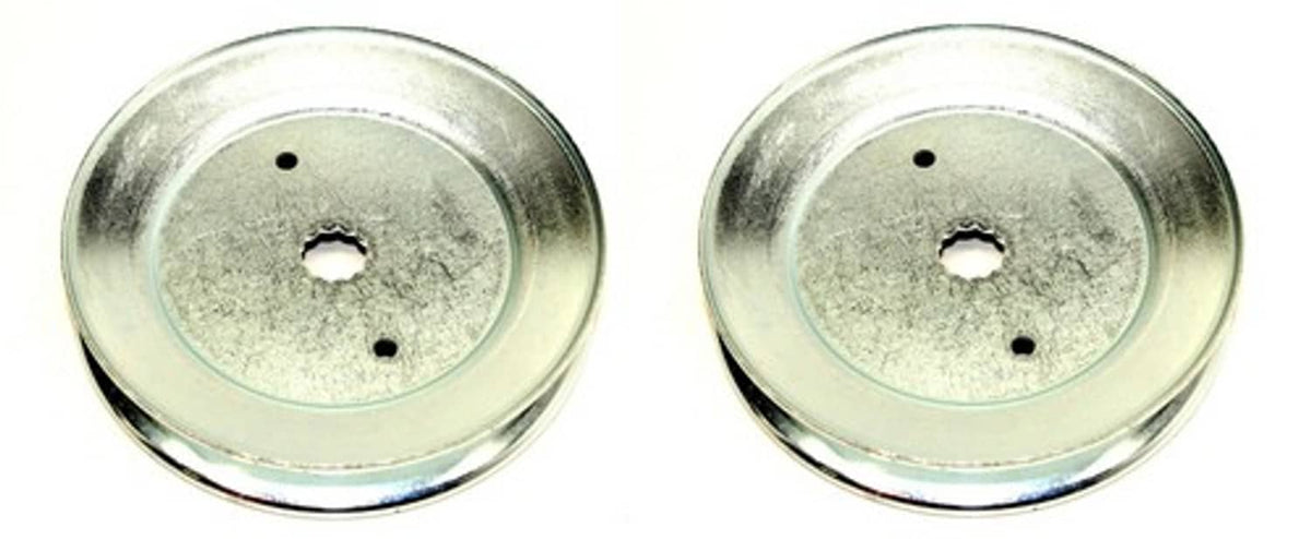 Solid Spare (2) OEM AYP CRAFTSMAN 38" 48" MOWER DECK MANDREL PULLEY 153532 129206 173435