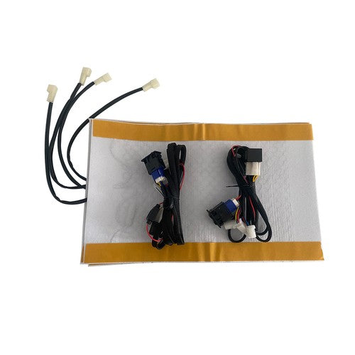 New Carbon Fiber Heated Seat Heater Pad Kit Car Switch 12V Universal For Trucks