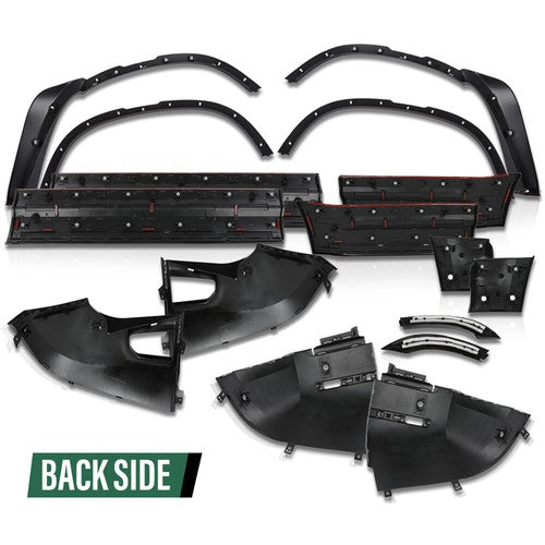Solid Spare Fit For 20-24 Defender 110 Bumper Corner Side Skirt Fender Flare Body Kit