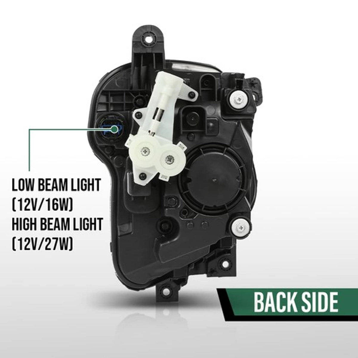 Solid Spare LED Headlights Assembly Fit For 2022-2024 Hyundai Tucson Driver & Passenger Side