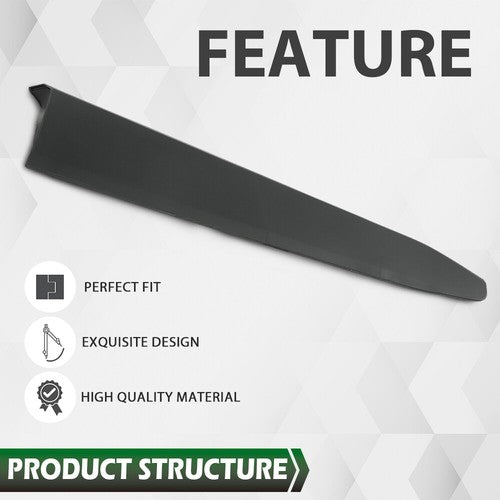 Solid Spare Fit For 2018-2022 Toyota C-HR Front Right Door Lower Molding Trim Garnish Panel