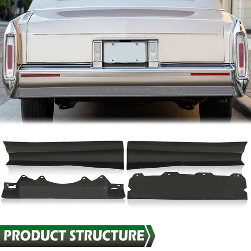 Solid Spare Fit For 80-92 Cadillac Deville Fleetwood Brougham Rear Trunk License Fillers